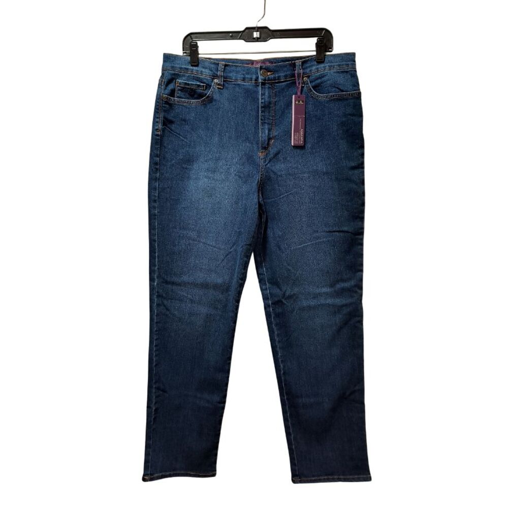 Gloria Vanderbilt Amanda Tapered Leg Heritage Fit Jeans 16 Blue Stretch 36x30